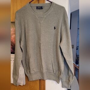 Polo by Ralph Lauren Classic Gray Crewneck Sweater